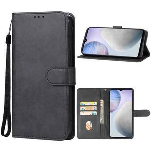 For vivo Y11 2023 / Y02 4G / Y02A  Leather Phone Case(Black)