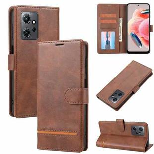 For Xiaomi Redmi Note 12 4G Global Classic Wallet Flip Leather Phone Case(Brown)