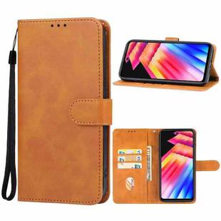 For Infinix Hot 30 Leather Phone Case(Brown)