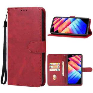 For Infinix Hot 30i Leather Phone Case(Red)