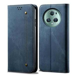 For Honor Magic5 Denim Texture Leather Phone Case(Blue)