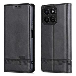 For Honor Play 60 Plus AZNS Magnetic Calf Texture Flip Leather Phone Case(Black)