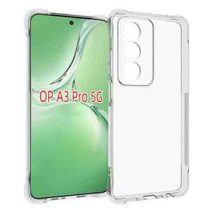 For OPPO A3 Pro 5G Global Shockproof Non-slip Thickening TPU Phone Case(Transparent)