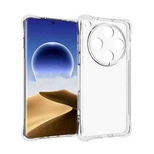 For OPPO Find X8 Pro 5G Shockproof Non-slip Thickening TPU Phone Case(Transparent)