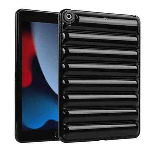 For iPad 10.2 2021 / 2020 / 2019 Eiderdown Cushion Shockproof Tablet Case(Black)