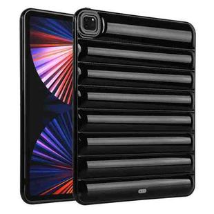 For iPad Pro 12.9 2022 / 2021 Eiderdown Cushion Shockproof Tablet Case(Black)