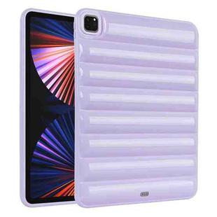 For iPad Pro 12.9 2022 / 2021 Eiderdown Cushion Shockproof Tablet Case(Purple)