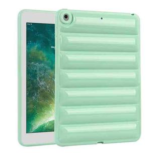 For iPad 9.7 2018 / 2017 Eiderdown Cushion Shockproof Tablet Case(Green)
