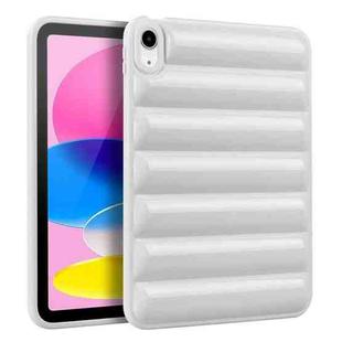 For iPad 10th Gen 10.9 2022 Eiderdown Cushion Shockproof Tablet Case(White)