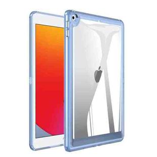 For iPad 10.2 2021 / 2020 / 2019 Transparent Acrylic Tablet Case(Blue)