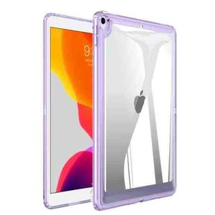 For iPad Air 3 10.5 2019 Transparent Acrylic Tablet Case(Light Purple)