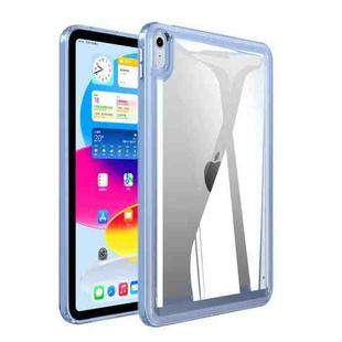For iPad Air 2022 / 2020 Transparent Acrylic Tablet Case(Blue)