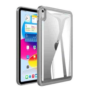 For iPad Air 2022 / 2020 Transparent Acrylic Tablet Case(Black)