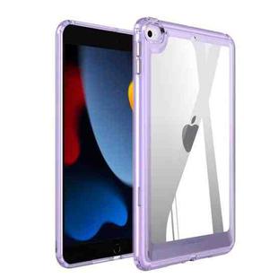For iPad mini 5 / 4 Transparent Acrylic Tablet Case(Light Purple)