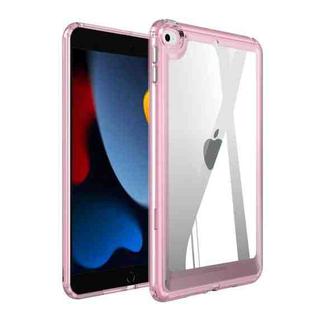 For iPad mini 5 / 4 Transparent Acrylic Tablet Case(Pink)