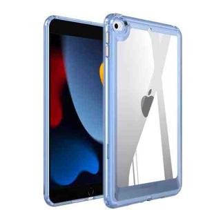For iPad mini 5 / 4 Transparent Acrylic Tablet Case(Blue)