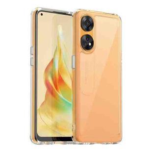 For OPPO Reno8 T 4G Colorful Series Acrylic + TPU Phone Case(Transparent)