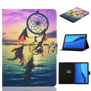 For Huawei MediaPad M5 lite Coloured Drawing Horizontal Flip Leather Case with Holder & Card Slot & Sleep / Wake-up Function(Dreamcatcher)
