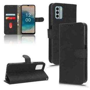 For Nokia G22 Skin Feel Magnetic Flip Leather Phone Case(Black)