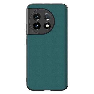 For OnePlus 11 Ultra-thin Lambskin Leather Phone Case(Green)