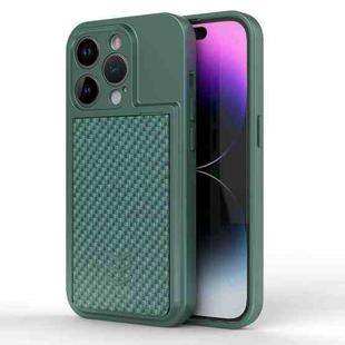 For iPhone 14 Pro Magic Cards Box TPU + PC Phone Case(Green)