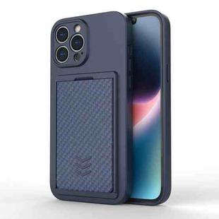 For iPhone 13 Pro Max Magic Cards Box TPU + PC Phone Case(Blue)