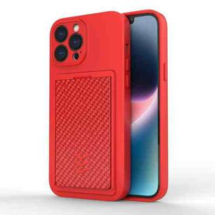 For iPhone 13 Pro Max Magic Cards Box TPU + PC Phone Case(Red)