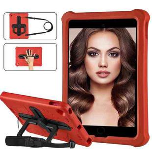 Shield 360 Rotation Handle EVA Shockproof PC Tablet Case For iPad 10.2 2019/2020/2021/Pro 10.5 2017/Air 2019 (Red Black)