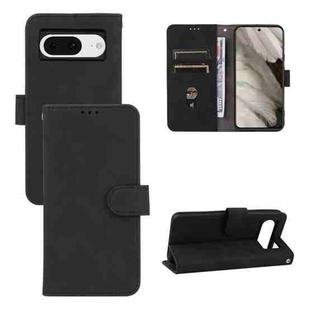 For Google Pixel 8 Skin Feel Magnetic Flip Leather Phone Case(Black)