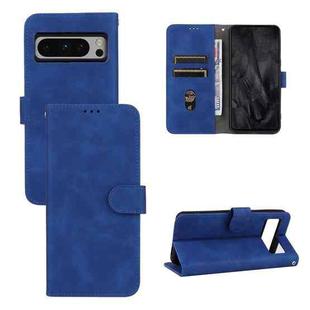 For Google Pixel 8 Pro Skin Feel Magnetic Flip Leather Phone Case(Blue)