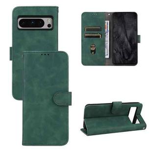 For Google Pixel 8 Pro Skin Feel Magnetic Flip Leather Phone Case(Green)