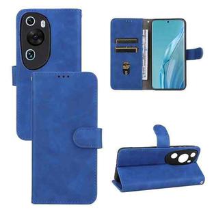 For Huawei P60 Art Skin Feel Magnetic Flip Leather Phone Case(Blue)