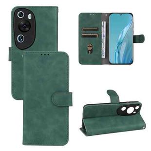 For Huawei P60 Art Skin Feel Magnetic Flip Leather Phone Case(Green)