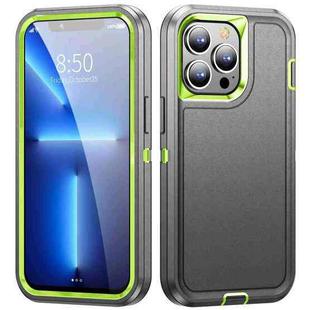 For iPhone 12 Pro Max Life Waterproof Rugged Phone Case(Grey + Green)