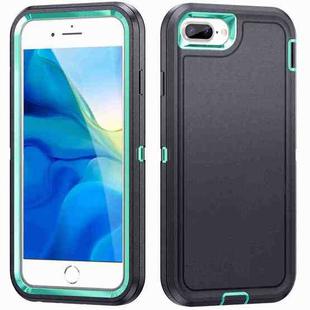 For iPhone 8 Plus / 7 Plus Life Waterproof Rugged Phone Case(Dark Blue + Light Blue)