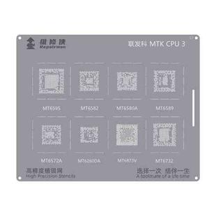 For MTK CPU 3 Repairman High Precision Stencils CPU BGA iC Reballing Planting Tin Plate