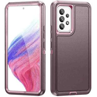 For Samsung Galaxy A53 Life Waterproof Rugged Phone Case(Purple + Pink)