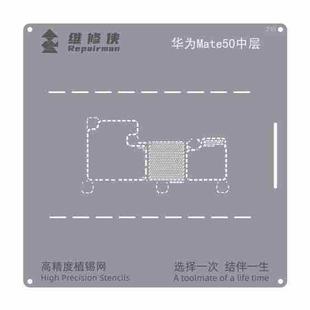 For Huawei Mate 50  Repairman High Precision Stencils CPU BGA iC Reballing Planting Tin Plate