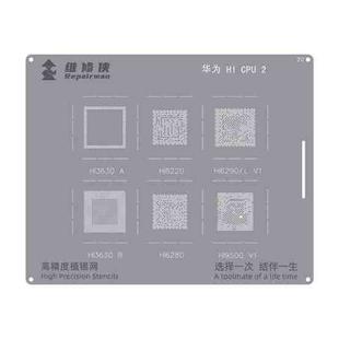For Huawei HI CPU 2 Repairman High Precision Stencils CPU BGA iC Reballing Planting Tin Plate