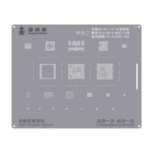 For Huawei Kirin 710 Repairman High Precision Stencils CPU BGA iC Reballing Planting Tin Plate