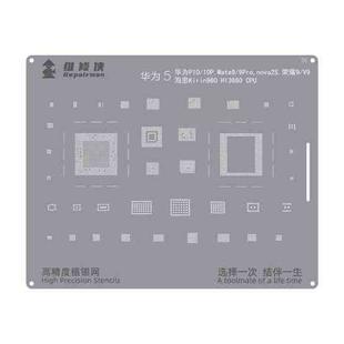 For Huawei Kirin 960 Repairman High Precision Stencils CPU BGA iC Reballing Planting Tin Plate