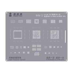 For Huawei Kirin 990 / Hi3690 Repairman High Precision Stencils CPU BGA iC Reballing Planting Tin Plate