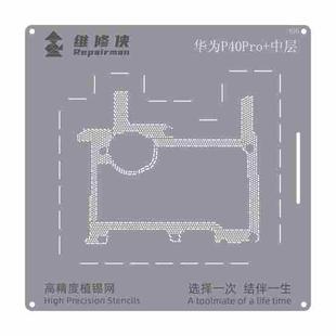 For Huawei P40 Pro+ Repairman High Precision Stencils CPU BGA iC Reballing Planting Tin Plate