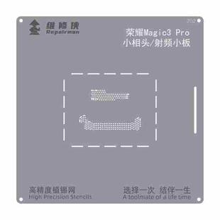 For Honor Magic3 Pro RF Board Repairman High Precision Stencils CPU BGA iC Reballing Planting Tin Plate