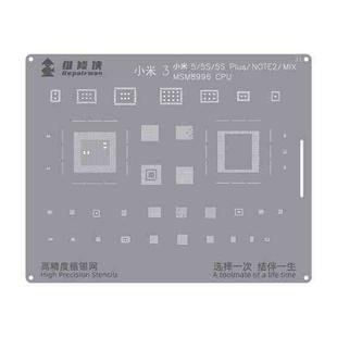 For Xiaomi Series MSM8996 Repairman High Precision Stencils CPU BGA iC Reballing Planting Tin Plate