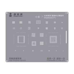 For Xiaomi 6 Series Repairman High Precision Stencils CPU BGA iC Reballing Planting Tin Plate