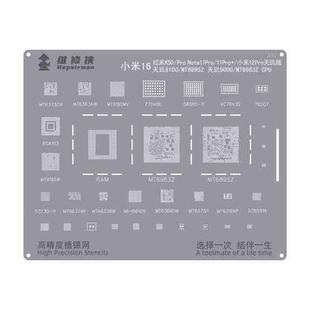 For Xiaomi Series Phecda 8100/9000 Repairman High Precision Stencils CPU BGA iC Reballing Planting Tin Plate