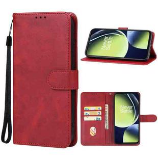 For OnePlus Nord N30 Leather Phone Case(Red)
