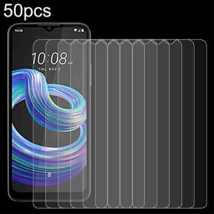 For HTC Wildfire E3 lite 50 PCS 0.26mm 9H 2.5D Tempered Glass Film