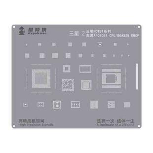 For Samsung Series Qualcomm APQ884 Repairman High Precision Stencils CPU BGA iC Reballing Planting Tin Plate